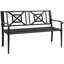 Banc de jardin en acier extérieur