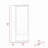 Wall Rectangle Medicine Cabinet with Mirror-709113786
