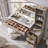 Zadia 48" Makeup Vanity with 36" Lighted Mirror, 4 Dressers & Charging Station & 3 Light Modes-497323435