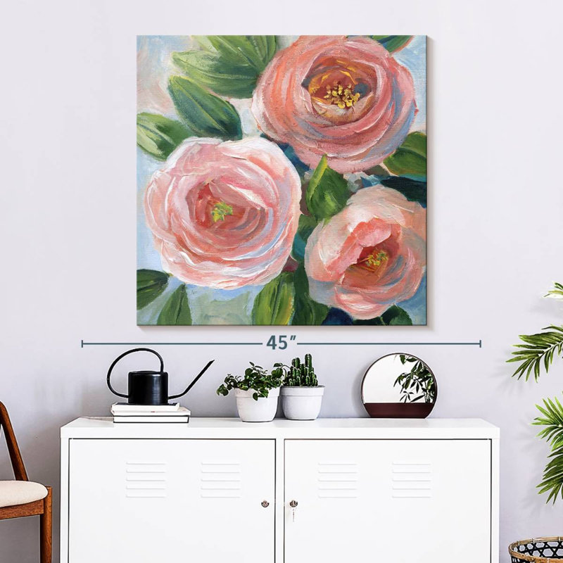 Bouquet Harnek pêche douce, H 33 po x l 33 po