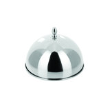 Palace Cloche with Knob for Underplate 4" - 6 Pieces - Stainless Steel