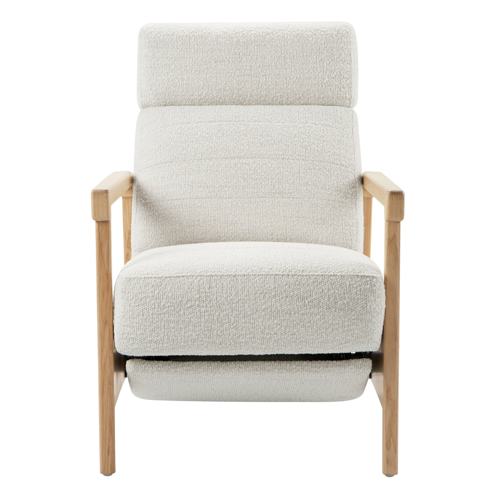 Amada Upholstered Power Recliner (Set of 2), Merino Pearl Performance Boucle