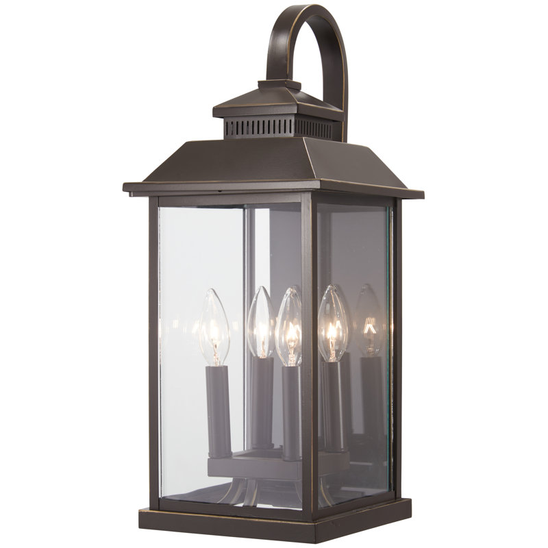 Lanterne murale d'extérieur 4 lumières Menahan, H 20,75 po x l 8,5 po x P 9,5 po