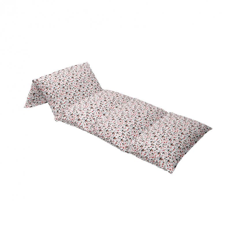 Housse de coussin d'extérieur lanternes et cœur, H 2 po x l 36 po x P 88 po