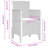vidaXL Garden Dining Set 9 pcs Anthracite Polypropylene-1397468828