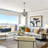 Modern Geometric 5-Light Pendant Light with Open Frame Design, Farmhouse Ceiling Fixture for Dining Room