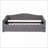 Twin Size Teddy Fleece Upholstered Daybed with LED Light &amp; Trundle, Gray - No Box Spring Needed-732482506