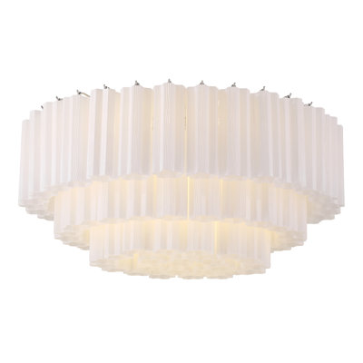 Shaurya 16 Light Aged Brass Flush Mount