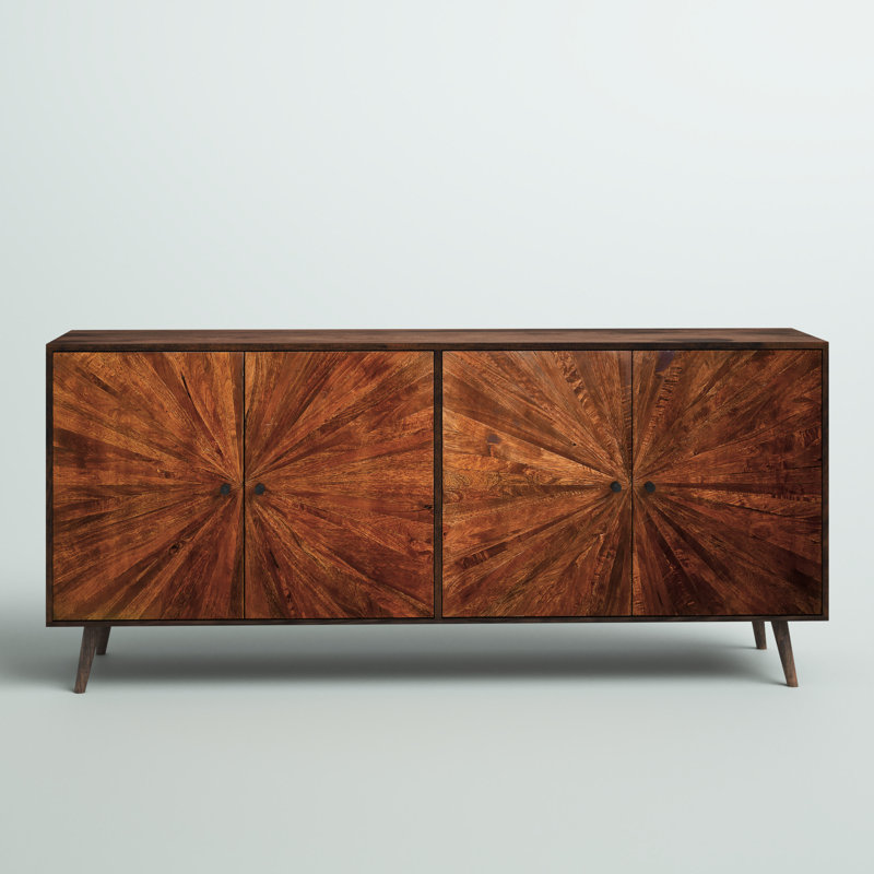 Molucca 65'' Wide Maple Solid Wood Sideboard