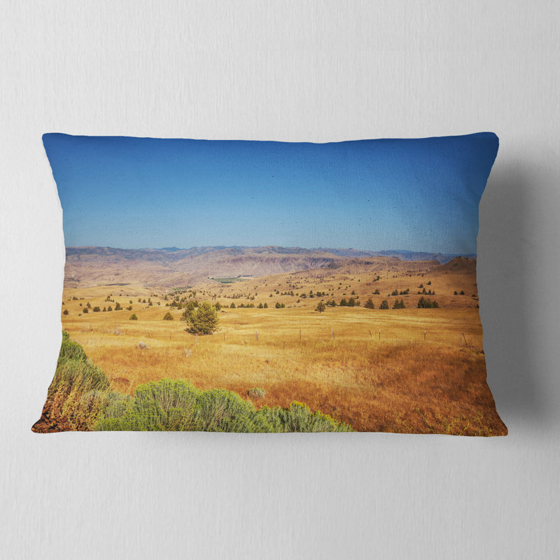 Prairie avec coussin Sky, Rectangulaire, 12 po x 20 po
