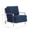 Nyman 30Cm Wide Tufted Linen Armchair-24685770