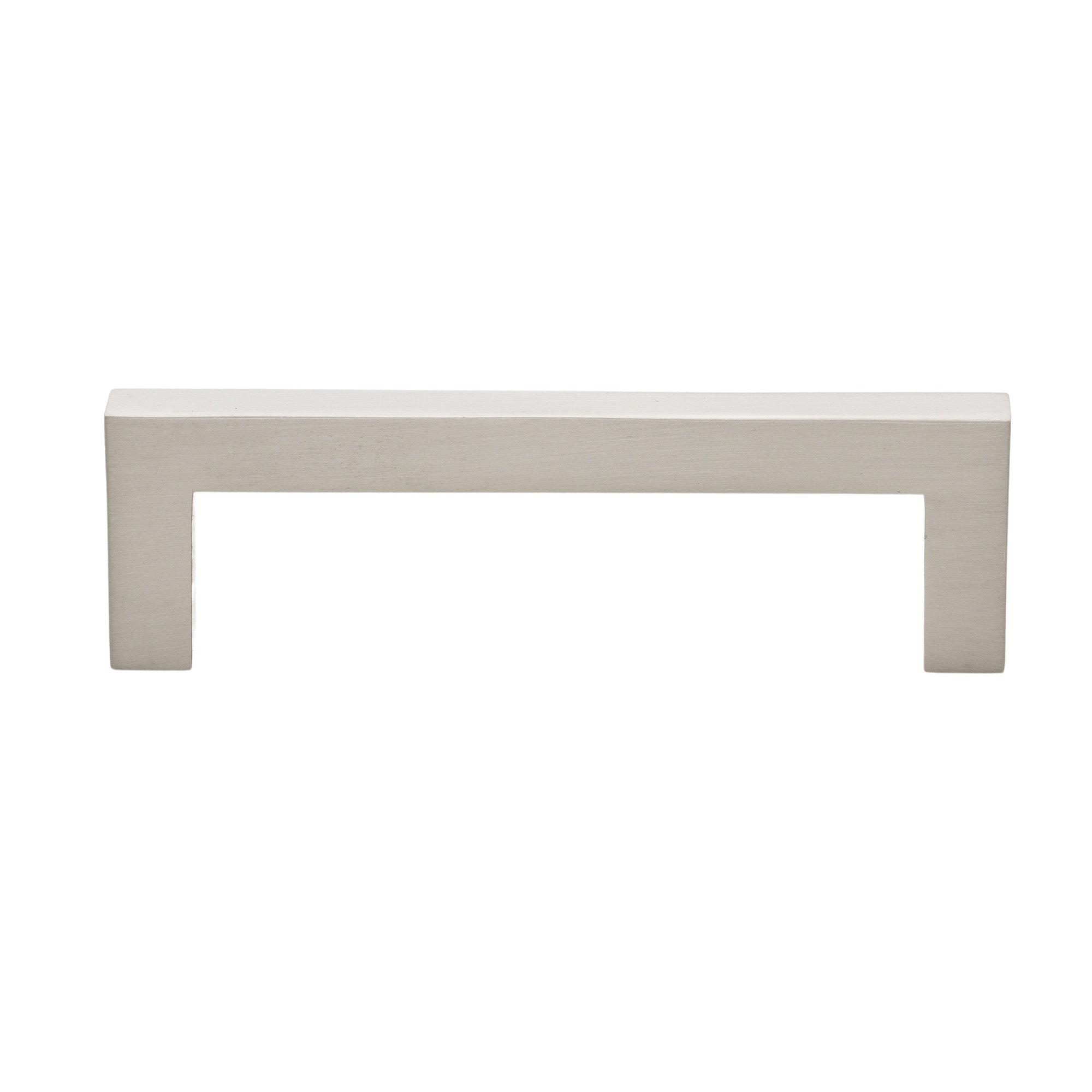Kingston Collection Solid Square Bar Pull, Satin Nickel, 5 1/16"