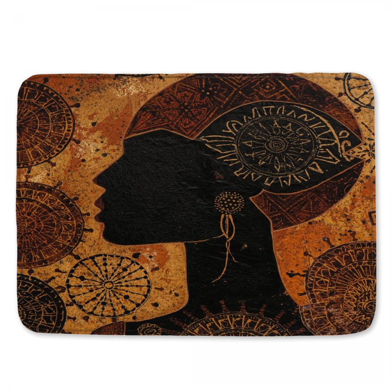 Tapis de bain Mandala, L 34 po x L 21 po