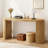 Modern 59.2" Fluted Console Table -68828545-68389498-98313318