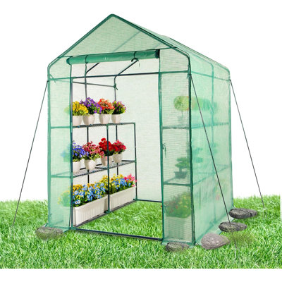 Mini walk-in greenhouse - 77x56x56 in