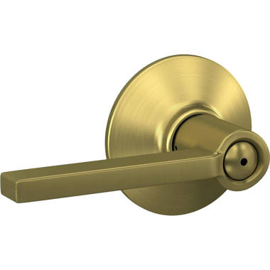 Champagne Satin Brass Gold Door Lever