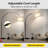 82“ Large Extendable Arc/Arced Floor Lamp