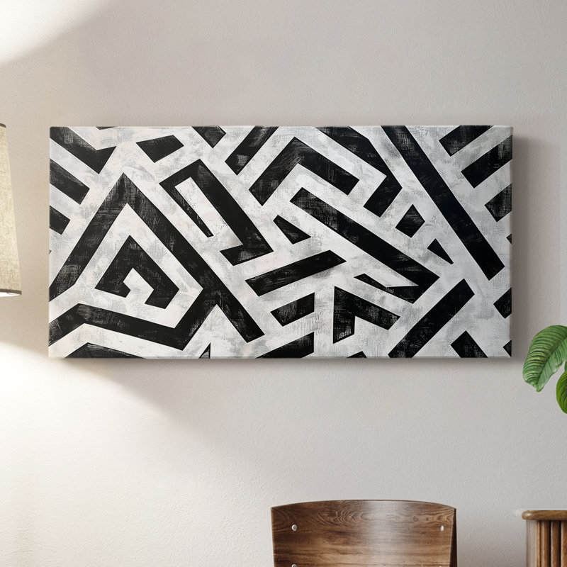 Abstract Series 1 # XXVI-Gallery, toile tendue, H 16 po x l 32 po
