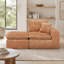 Canapé modulaire moderne de 107 po avec méridienne réversible Boucle-89485886