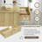  Lagoon Fluted 5 Wood Dresser with Built‑In Anti‑Tip Stability System 31.5" W Chest for Bedroom, Nursery or Hallway Storage Organizer