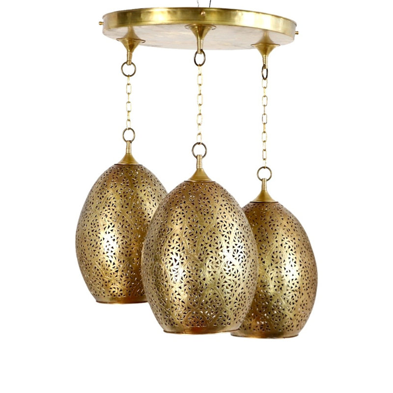 Lustre géométrique simple à 3 lumières Moskvin