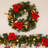 Red Ruby Prelit Garland Wreath Collection