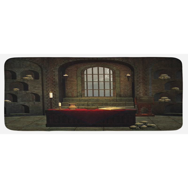 Traditional Polyester Kitchen Mat