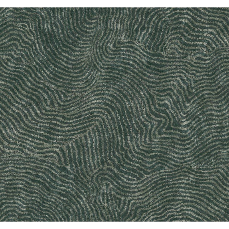 Adamsdale Modern Wallpaper, Dark Green