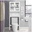 Armoire de rangement au-dessus de la toilette