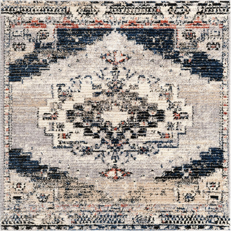 Tucson Geometric Indoor Rug, Square 6'