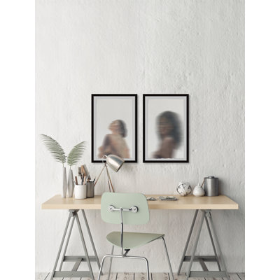 Diptyque de portrait flou