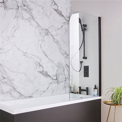 Clifton 1435 mm H Pivot Semi-Frameless Tub Door