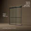 Levity Plus Less Sliding Bath Door, 61-9/16 In. H X 56-5/8 - 59-5/8 In. W, With 3/8 In.-Thick Crystal Clear Glass-1927582410