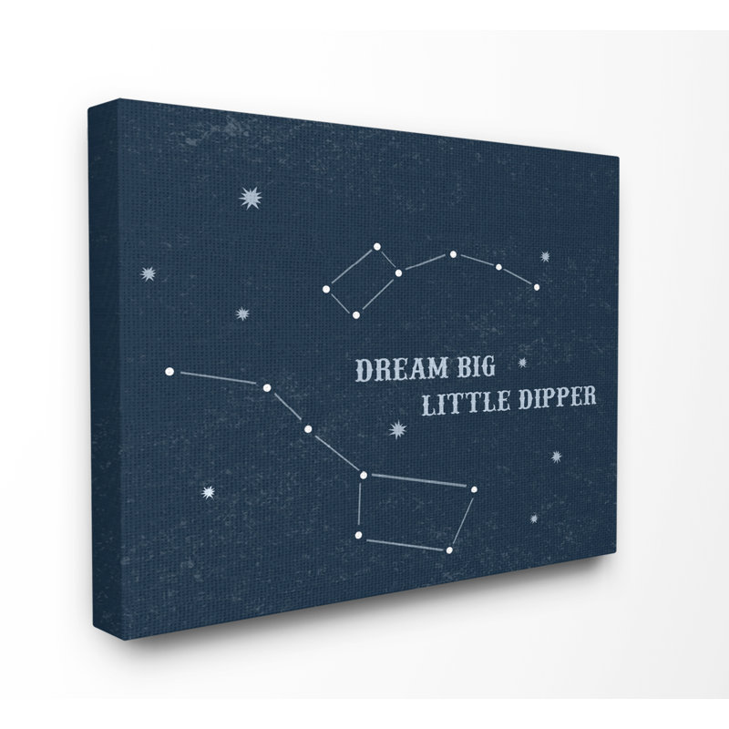 «Dream Big Little Dipper Stars», impression, H 24 po x l 30 po, Toile tendue