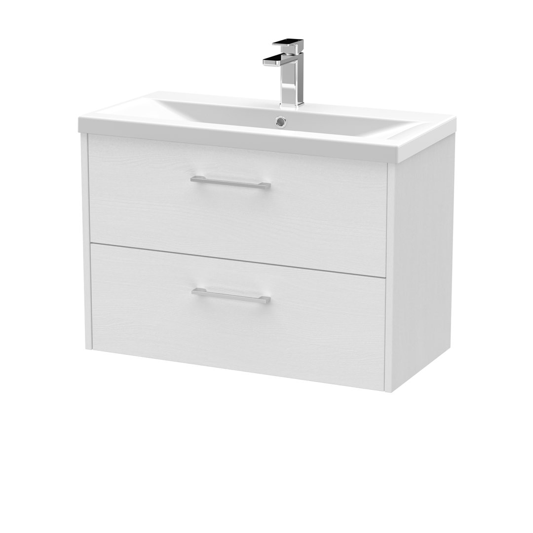 Juno 800mm Single Bathroom Vanity with Integrated Vitreous China Basin
