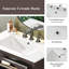 Ensemble de meuble-lavabo simple 30 "avec plateau basculant-1234107431