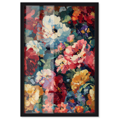 «Garden Tapestries I Shadowbox Print Floral Landscape Art» par Art Remedy