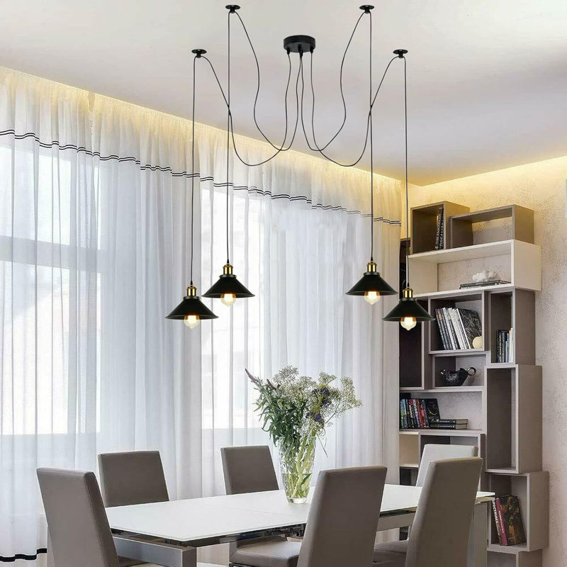 - Light Black Cone Pendant, 4