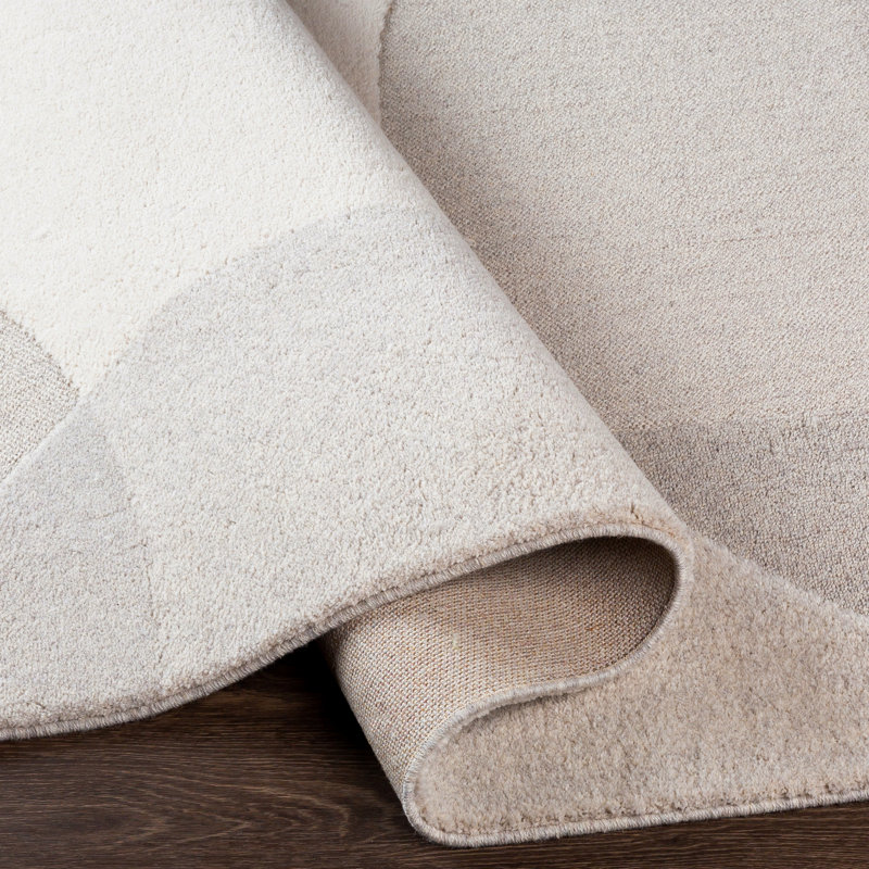 Tapis beige Orear, Rectangle 5 pi 3 po x 7 pi 7 po