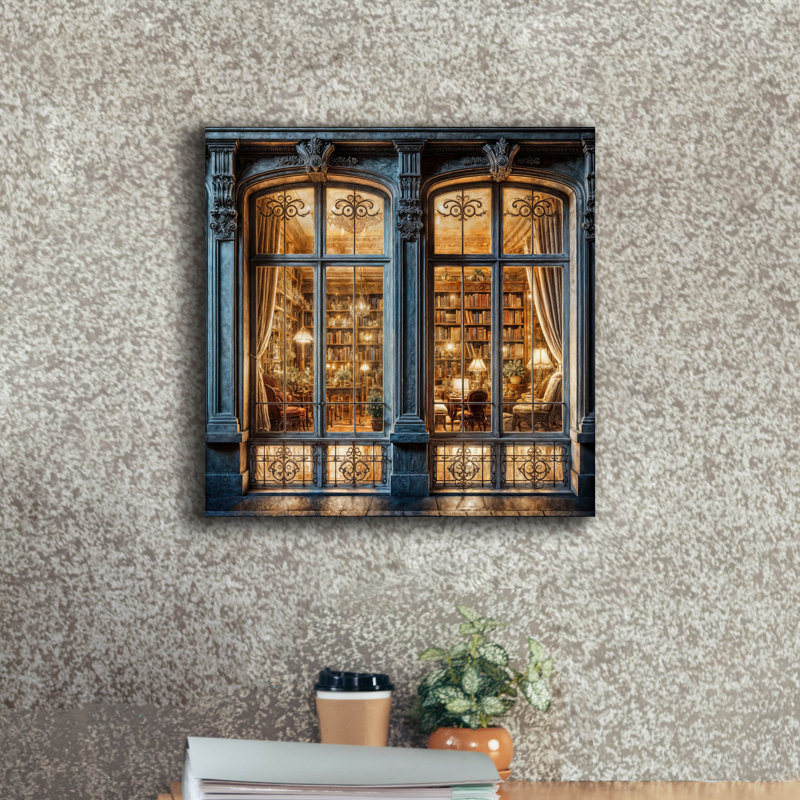 «Home Sweet Home» par Rey Klimt, art mural sur toile, H 18 po x l 18 po