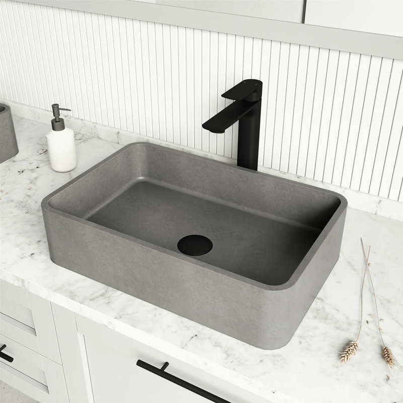 Pop-Up Bathroom Sink Drain, Matte Black