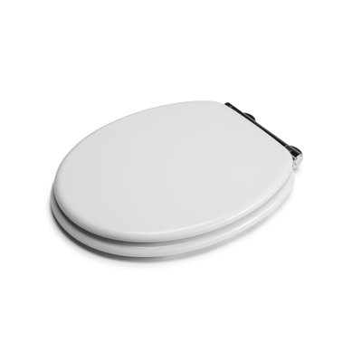 Croydex Lucerne Flexi-Fix Soft Close Wooden Toilet Seat