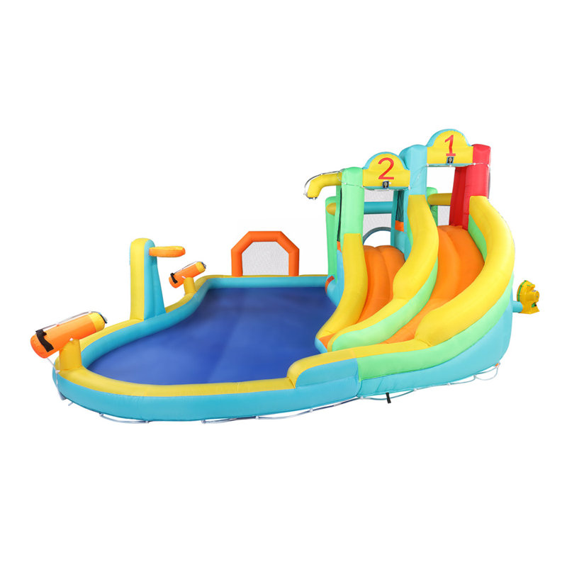 Château gonflable avec toboggan gonflable