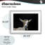 «Goat Face over Black», reproduction encadrée sous verre, design par Amy Carroll-1447965405-1447965407
