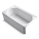 Memoirs® 60" x 33.75" Alcove Air Bathtub with BubbleMassage Technology