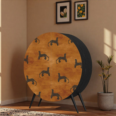 Armoire de rangement multifonctionnelle de style rétro