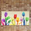 Floral Rainbow Splurge - Wrapped Canvas Print-1275817372