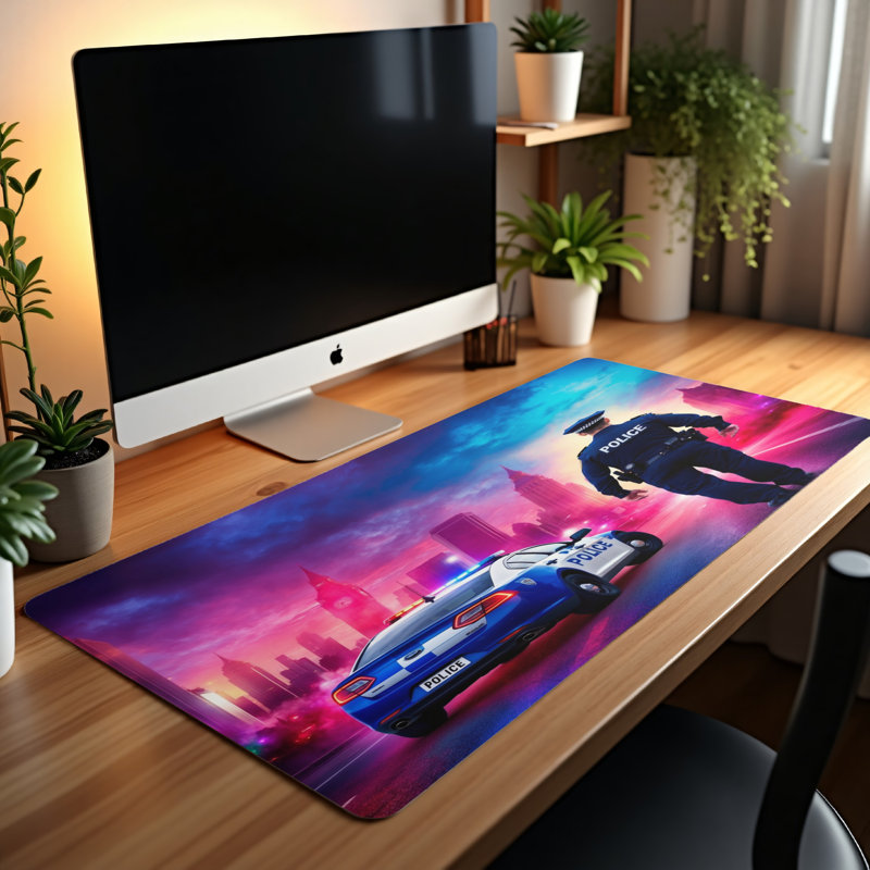 Polyester Desk Pad, 14.4x12.1