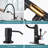Kitchen Faucet With Pull Down Sprayer, Dual Function Sink Faucet In Black With Soap Dispenser-103566028
