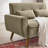 Herschel Fabric 48.82'' Reception Loveseat-234049380